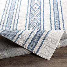 Load image into Gallery viewer, Navy Panel Outdoor Rug