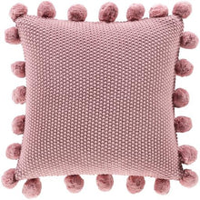 Load image into Gallery viewer, Knitted Pom Pom Pillow