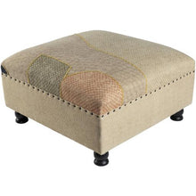 Load image into Gallery viewer, Camel Cotton Ottoman