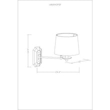 Load image into Gallery viewer, Rattan + Gold Sconce 2

